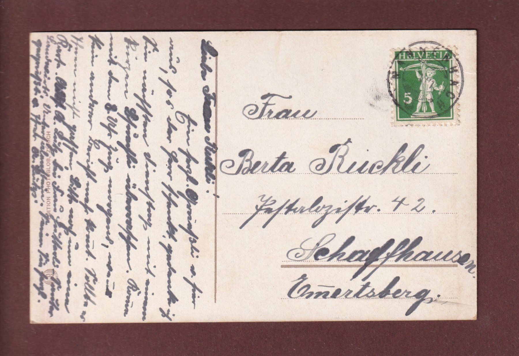 Cartoline postali: SCHLOSS SALENSTEIN – Usato da Pully venduto da nicecards 1