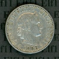 CHF___0.20 1893 -vz 20 Rappen