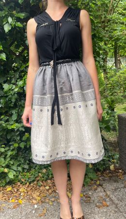 Jacquard Gonna!tgM-L- nuova-chic per feste 👌vacanze