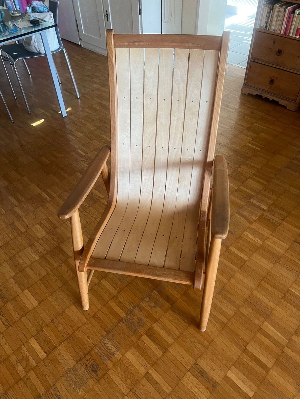 Sessel: Skandinavischer Designer-Lehnstuhl – Gebraucht aus Zürich von Ciccio57 4