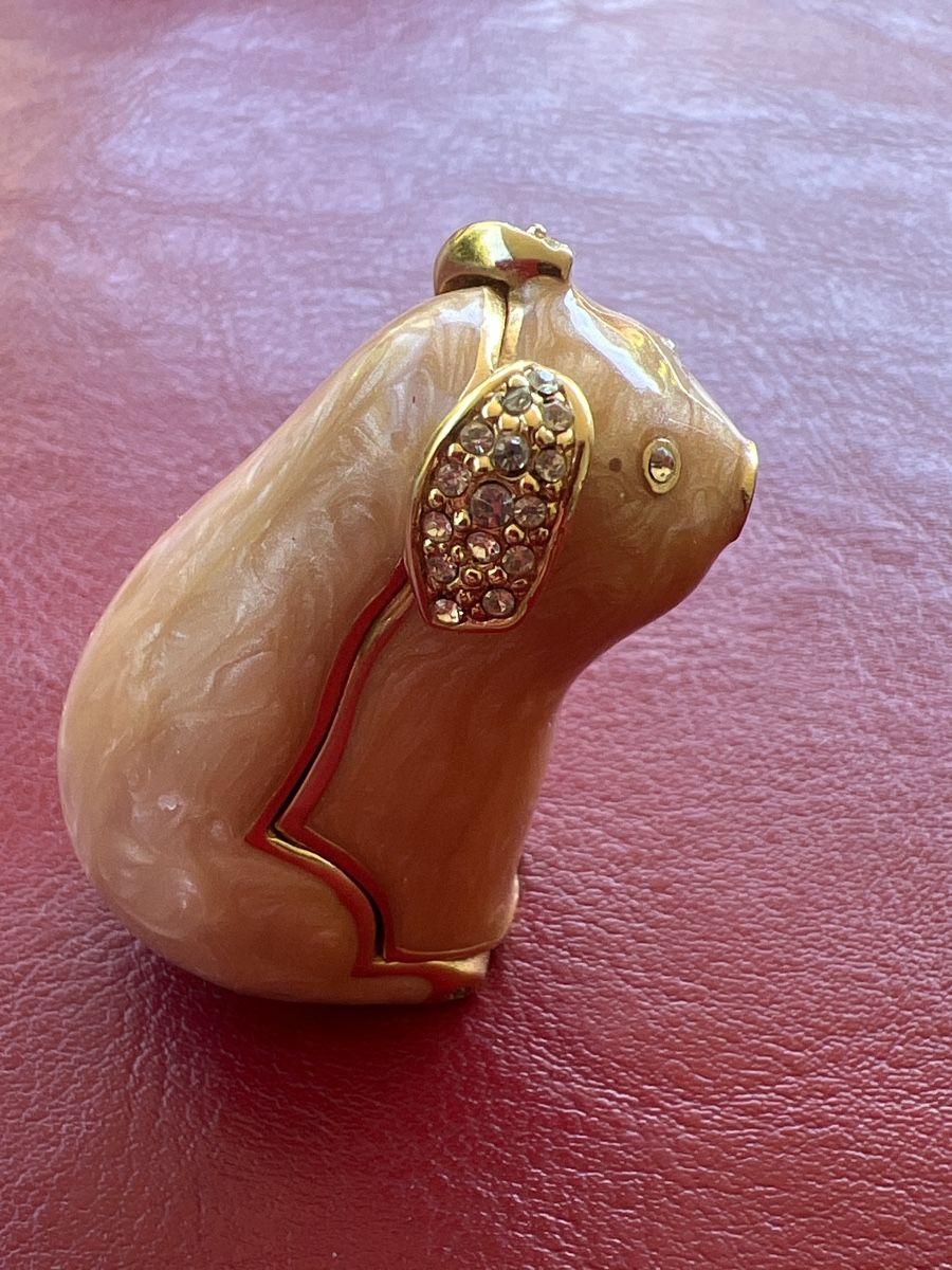 Estée Lauder Profumi & Eau de Toilette: Estée Lauder Solid Parfum Schweinchen mit Strasssteinen. – Usato da Wettingen venduto da sauna67 2