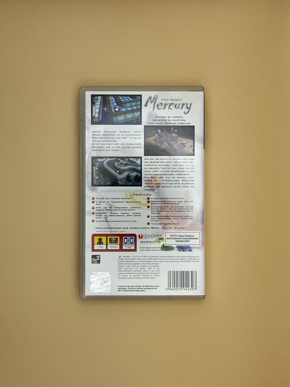 Giochi: PSP / Mercury – Usato da Kölliken venduto da sergesellsretro 1