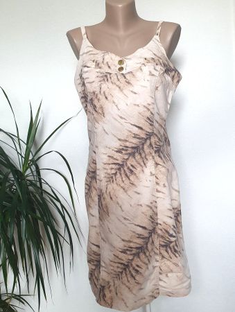 Robe en Coton CAPPOPERA – Imprimé feuillage– Gr. M