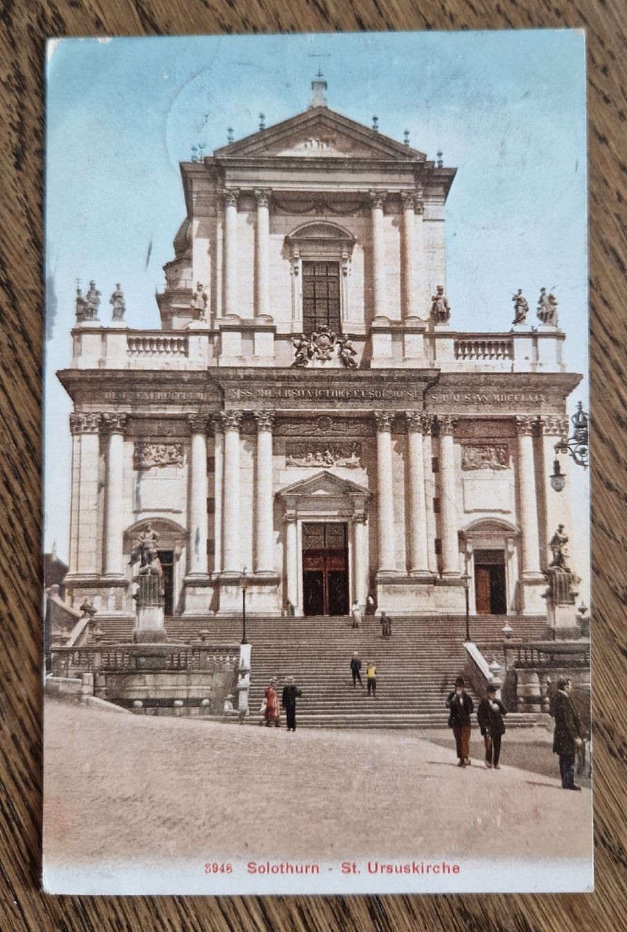 Cartoline postali: Solothurn,1909, postalischer Irrlauf mit div. Stempeln – Usato da Ebikon venduto da Donar50