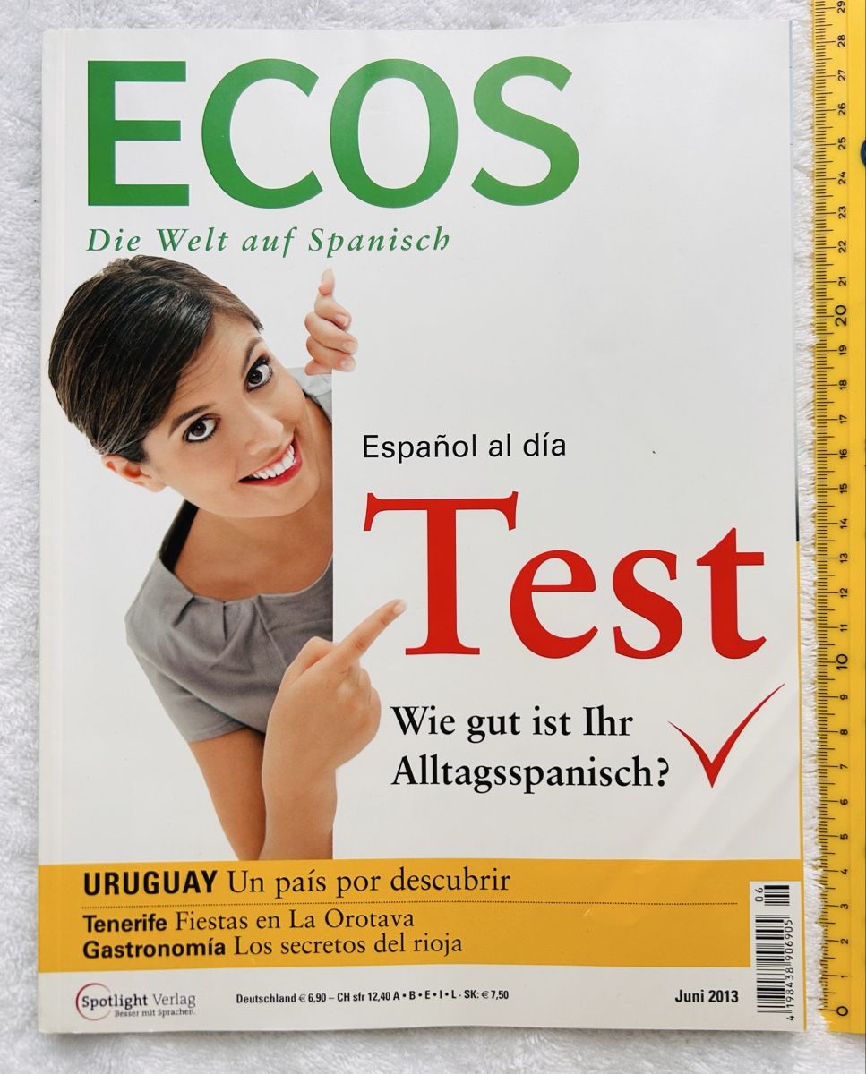 Riviste & Magazine: ECOS Spanisch Zeitschrift - Spanisch lernen! – Nuovo (secondo la descrizione) da Luzern venduto da Pascualito