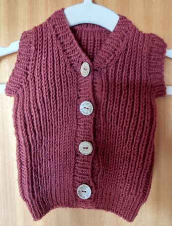 Weste Merino extrafine 50-62 NEU!