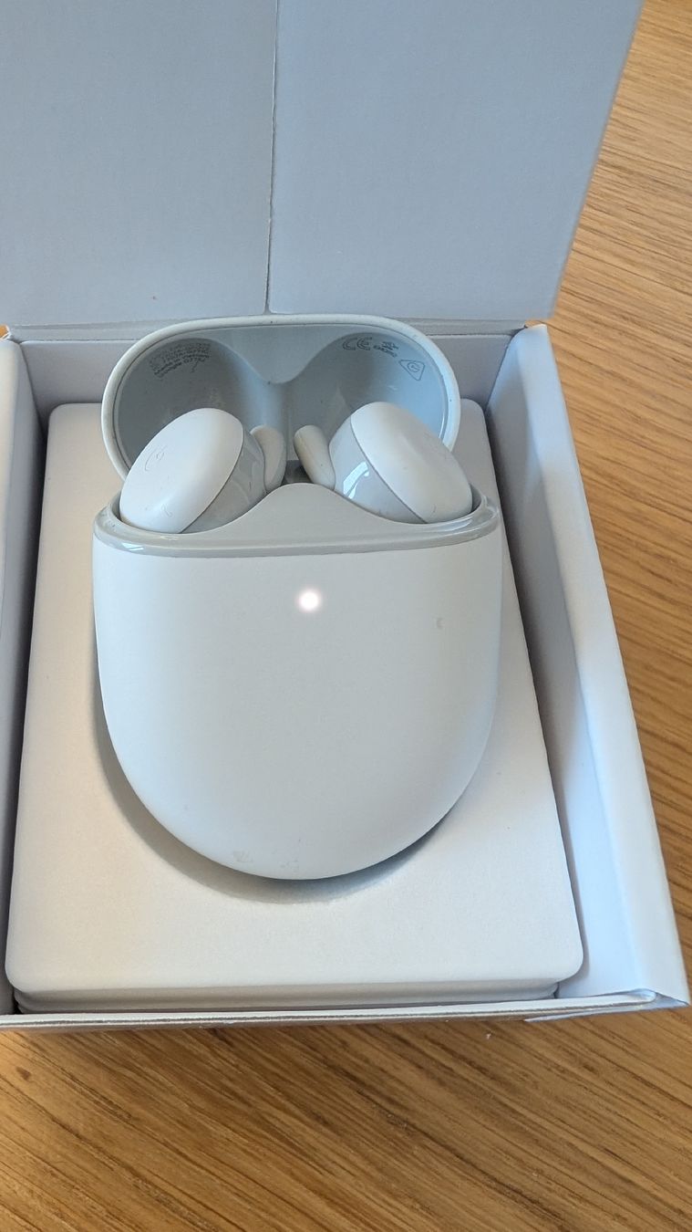 Google Cuffie: Google Pixel Buds A-Series weiss clearly white – Usato da Wangen SZ venduto da jarheit