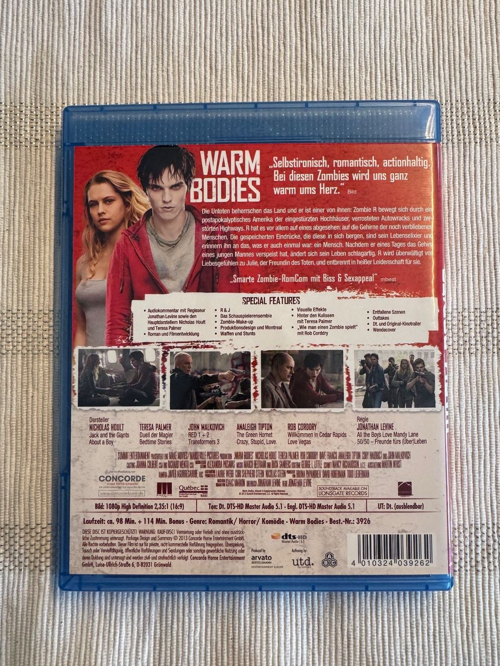 Tutti i DVDs: Warm Bodies [Blu-ray] – Usato da Arbon venduto da drs64 1