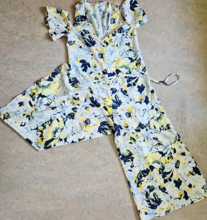 OVERALL JUMPSUIT CULOTTE HOSE MAX& CO 38 M , TOP ZU JACKE