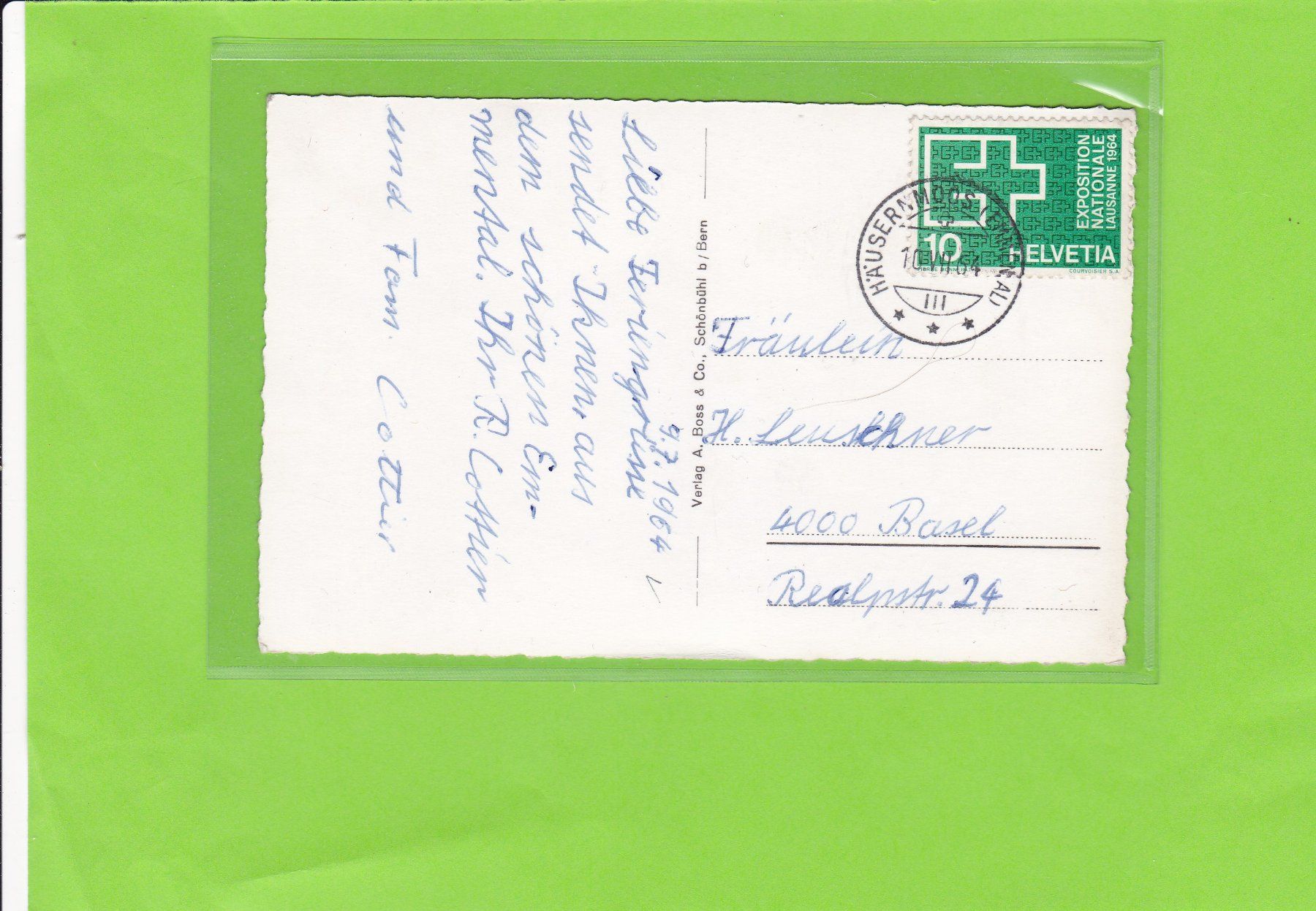 Cartoline postali: Häusernmoos im Emmental – Usato da St. Peterzell venduto da neckertal 1