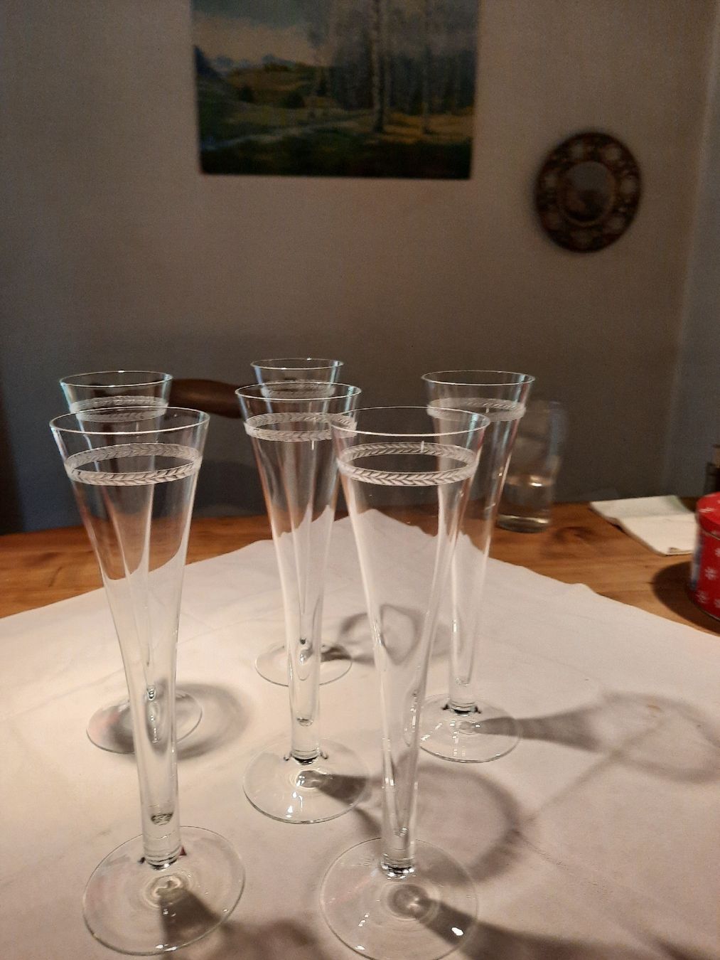 Verres: 5 Sekt-Kelche – D'occasion à Busswil BE par balu37