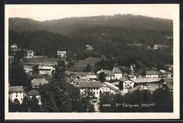 St. Cergues, Totalansicht mit Bergpanora