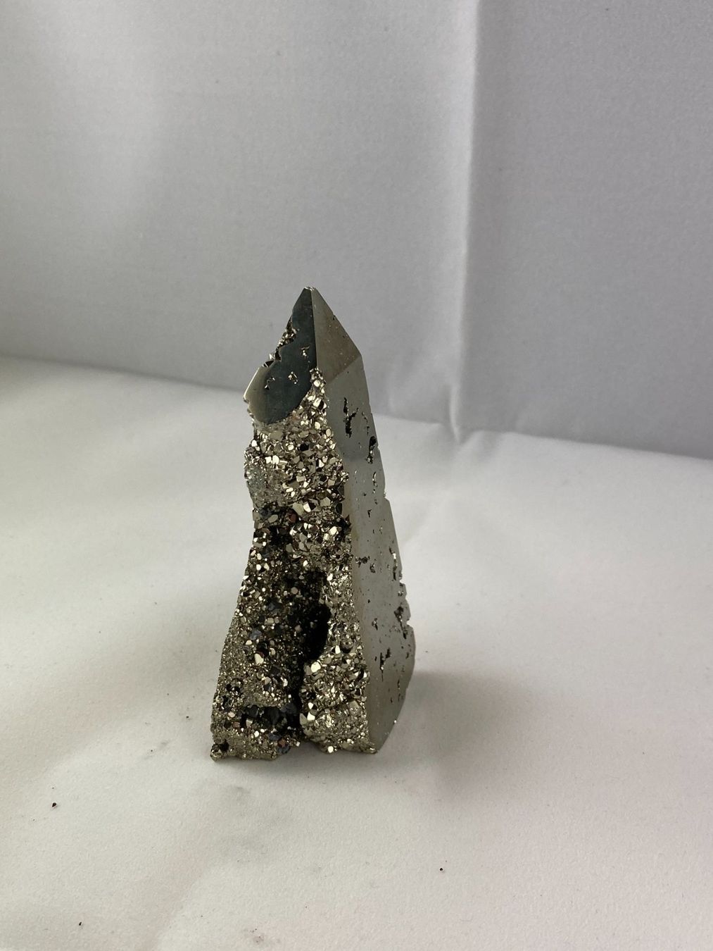 Mineralien & Heilsteine: Pyrit Spitze 3.3cm 4cm 9.4cm 230g – Gebraucht aus Schinznach Bad von Prosperos 5