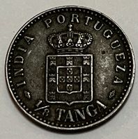 ⅛ Tanga - Rei Charles I - Portugiesisch Indien -1901