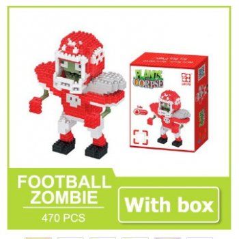 Nanoblock Kit di costruzioni: 7041A - Lboyu - Plants Corpse - Red Zombie – Nuovo e nell'imballaggio originale da Hochdorf venduto da ruest-online