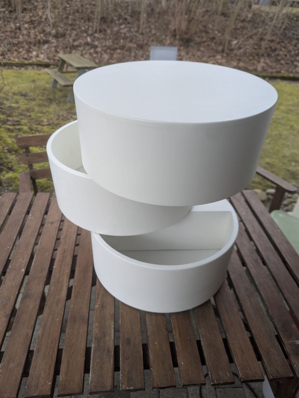 Tables: Retro Space-Age Modular Storage Cabinet Side Table – D'occasion à Erlinsbach SO par Meytalien 7