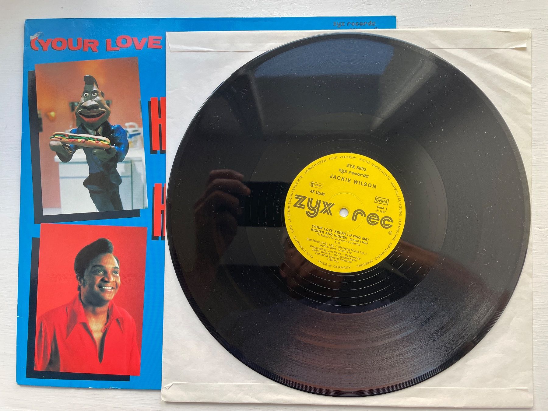 Vinyles: Jackie Wilson - Higher And Higher - 12" Maxi, 1987 – D'occasion à Zürich par Andy_t71 2