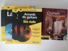 Lot de livres pour commencer la guitare