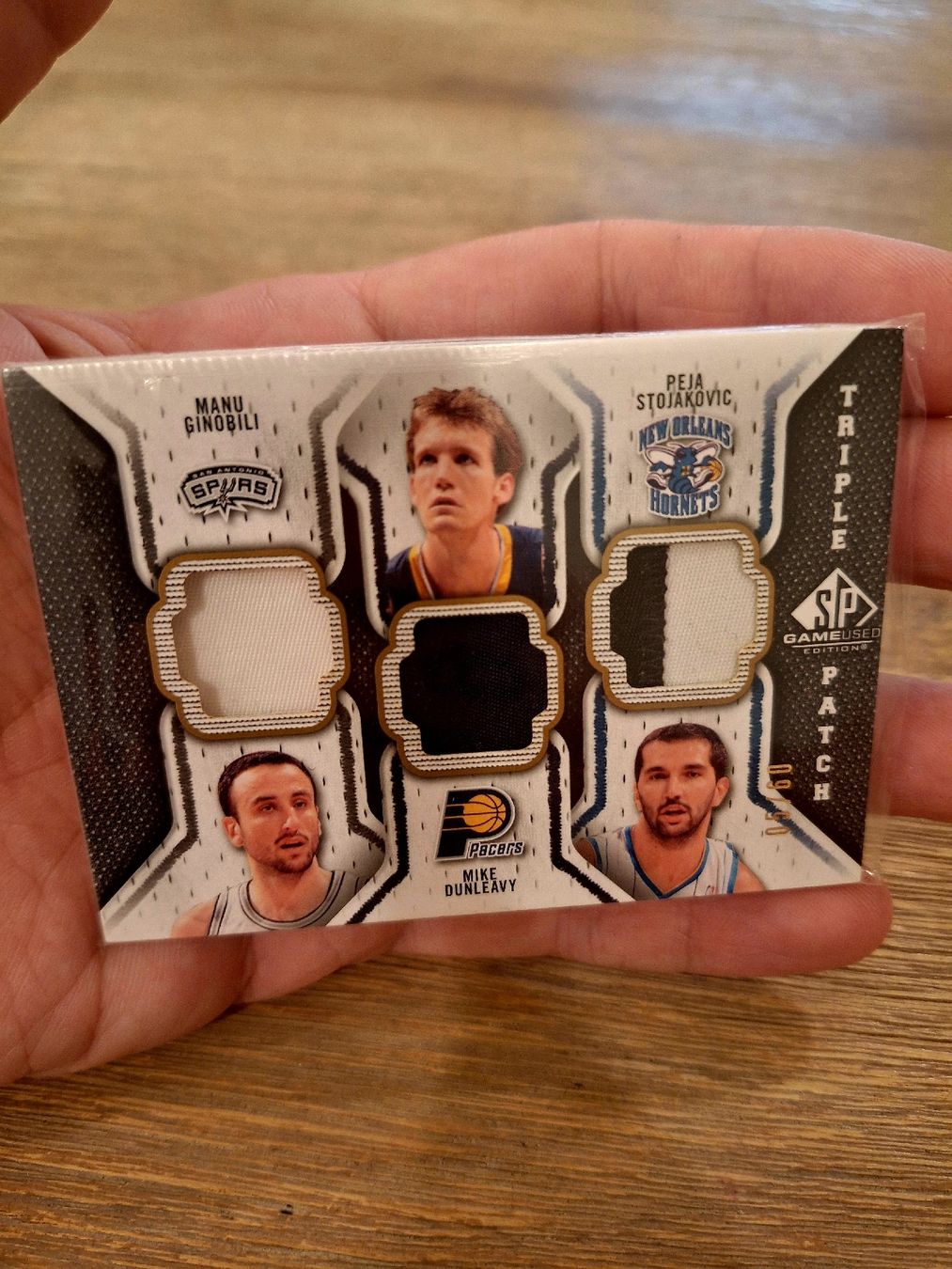 Nba Carte collezionabili: GINOBILI,STOJAKOVIC,DUNLEAVY GAME-WORN – Usato da Dietikon venduto da tel_5nn5