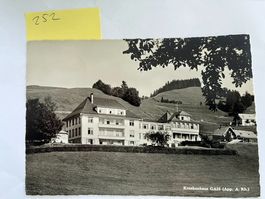 Postkarte Krankenhaus GAIS; 1963