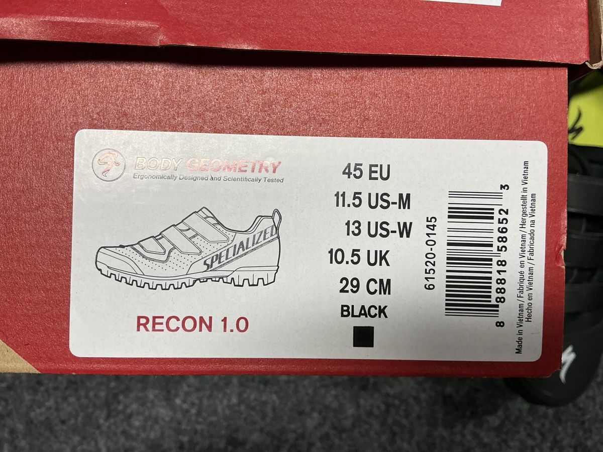 Specialized Chaussures hommes: Specialized Recon 1.0 taille 45 – Neuf avec emballage d'origine à Borex par b-cycle 2