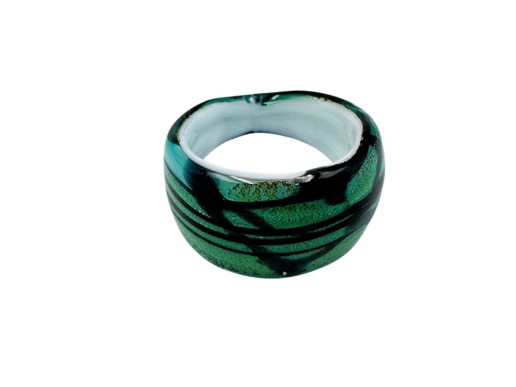 Murano Anelli: Ring Murano Glas G 51 Breite 12mm – Nuovo e nell'imballaggio originale da Oberkulm venduto da Murano-Schmuck 3