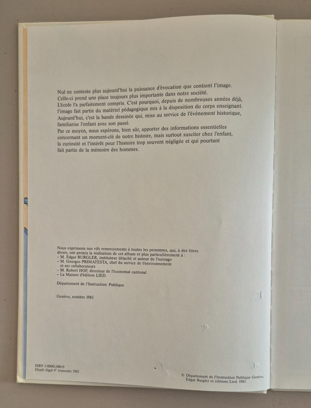 Fumetti: L'Epopée Helvète 1 - Le Convoi - Edition originale 1983 – Usato da Grand-Lancy venduto da loi_599y 3