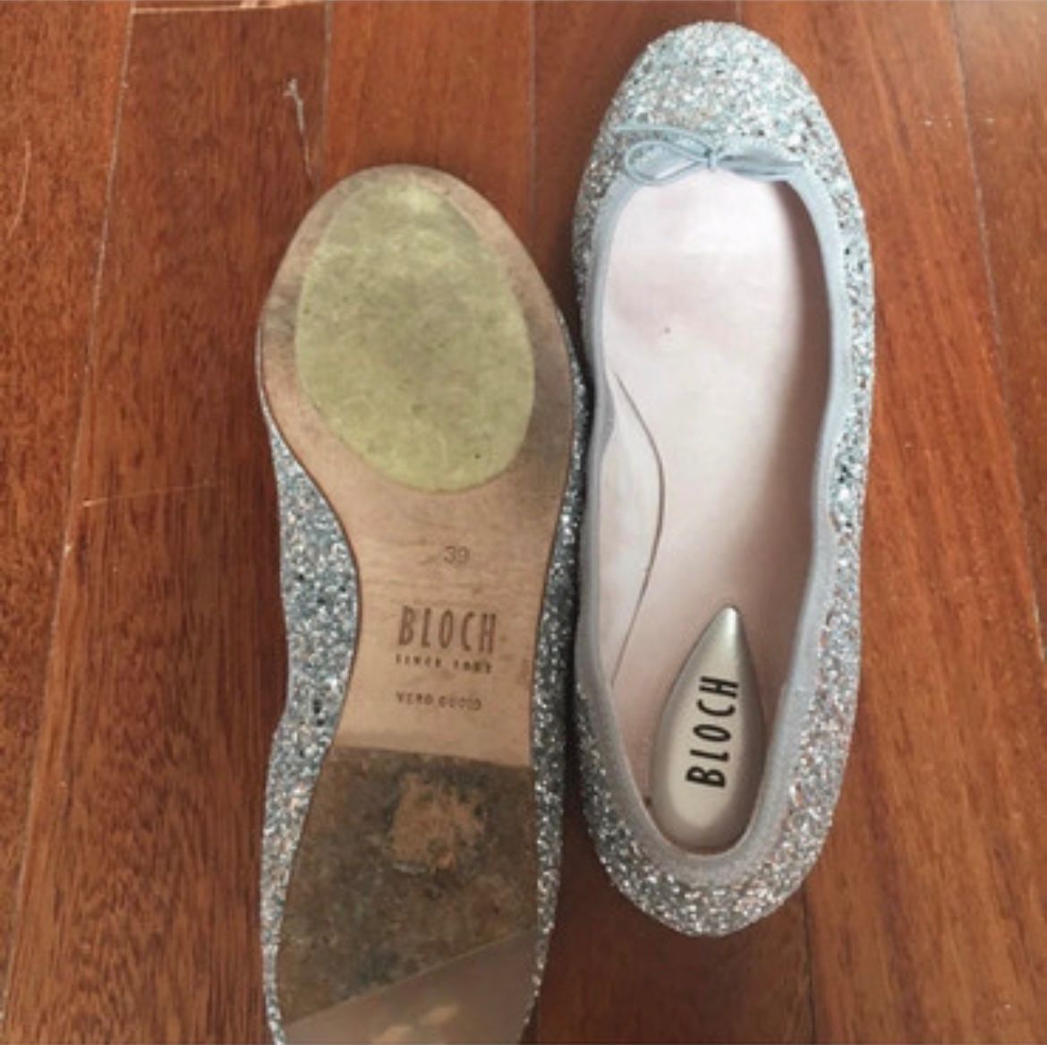 Bloch Scarpe da donna: Ballerine argento glitter Bloch, numero 39 – Usato da Basel venduto da mel_5fzy 3