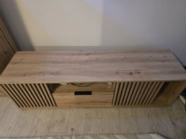 Sideboard Holzoptik mit Schublade, zwei Türen , offenes Fach