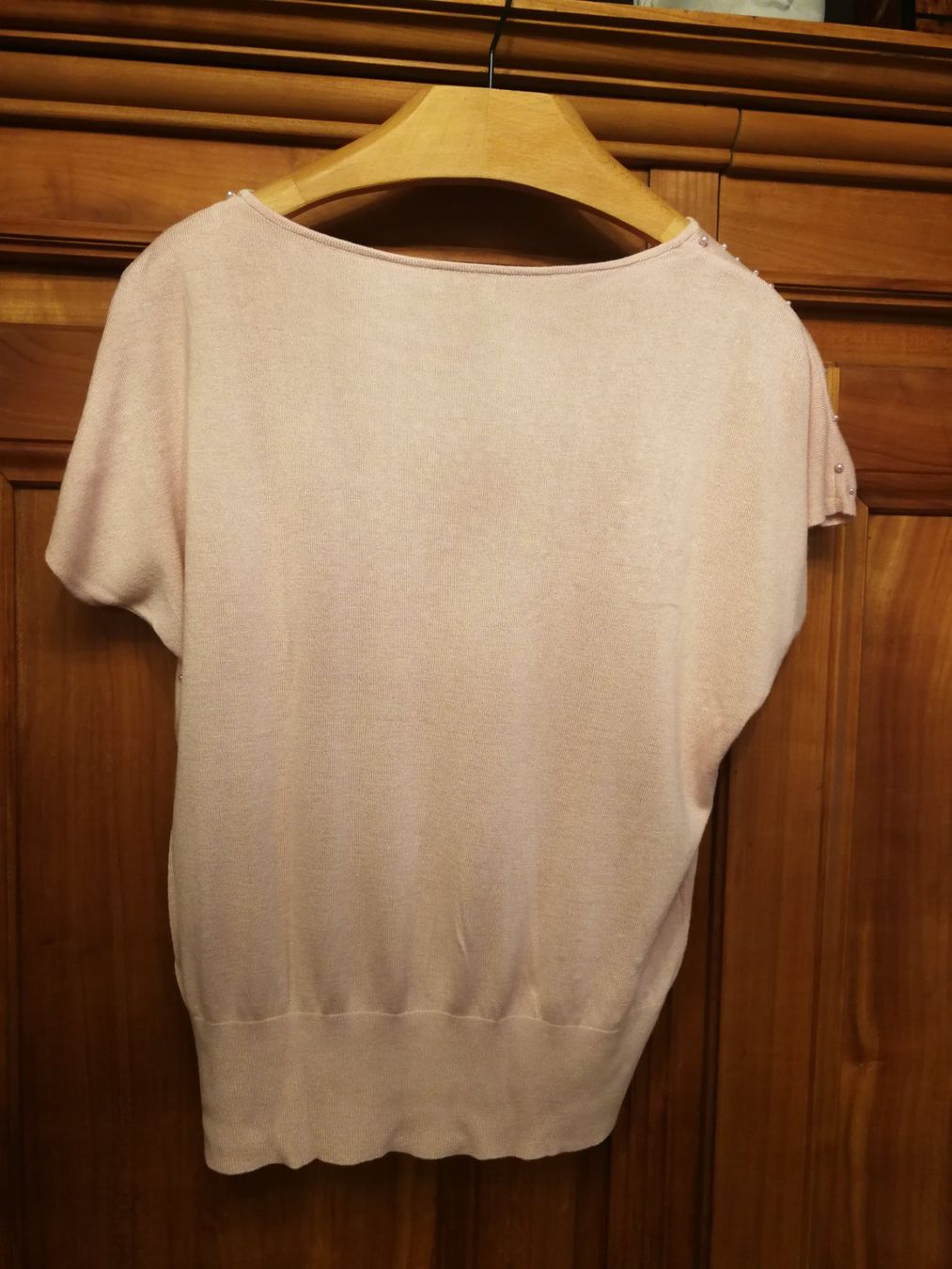 Pullover & Sweatshirts: Strickpullover in rose kurzarm mit Perlen Grösse L – Neu (gemäss Beschreibung) aus Wagenhausen von Simbad 4