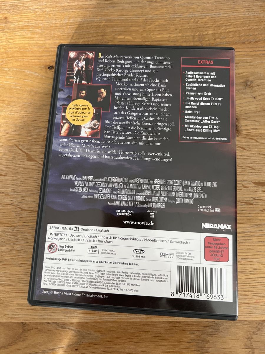 Tutti i DVDs: From Dusk Till Dawn – Usato da Steffisburg venduto da balboa_76 1