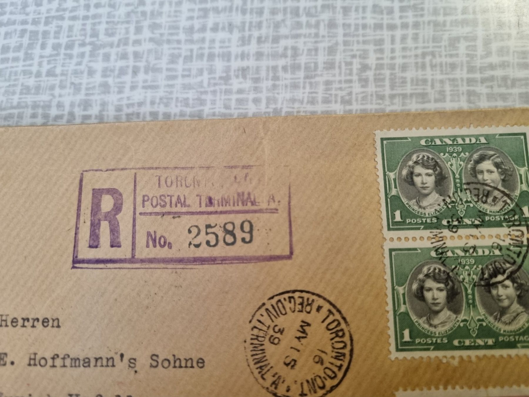 Buste & buste per spedizione: Alter Brief mit Marken Kanada – Usato da Trachslau venduto da bastet06 3