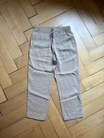 ZARA - Hose beige leicht M