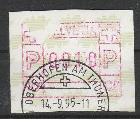 Tutti i francobolli: ATM Nr. 9 Teildruck – Usato da Oberglatt ZH venduto da Wiedmi6