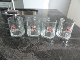 4 Löwenbräu Bierkrüge - Gläser Set für verschiedenes verwend
