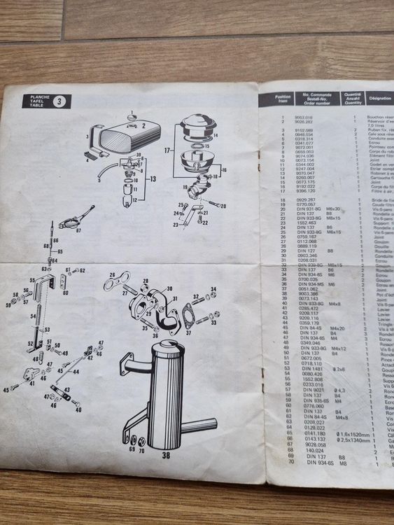 Original Ersatzteilliste MAG Motor 1040 SRL Kaufen auf Ricardo