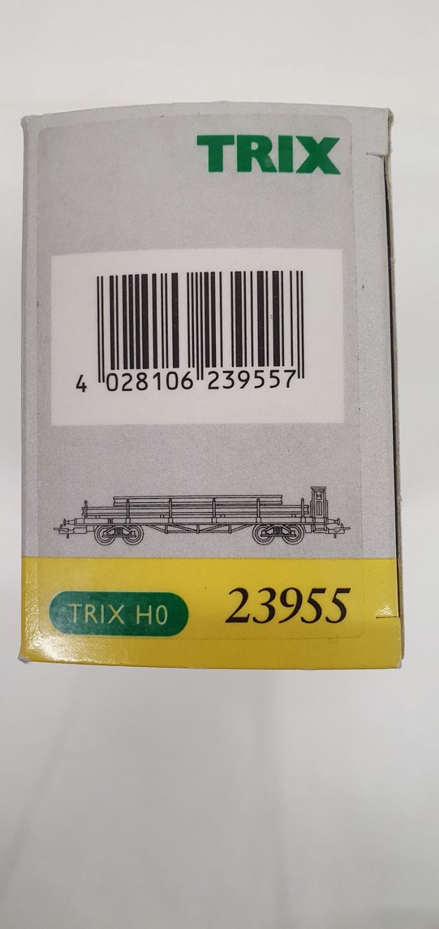 Trix Modelleisenbahnen: Trix 23955  DB SSw07 Flachwagen mit Bremserhaus – Neu und originalverpackt aus Würenlos von jub_nd5j 1