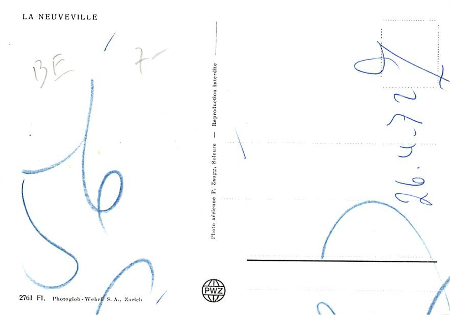 Cartoline postali: La Neuveville – Usato da Ottikon b.Kemptth. venduto da Neptun1974 1