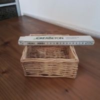 Niedliches Chörbli aus Weide, dekorativ und praktisch.