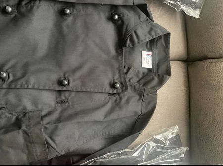 Fabrik Kochjacke Deluxe Damen Schwarz Gr. S - Neu!