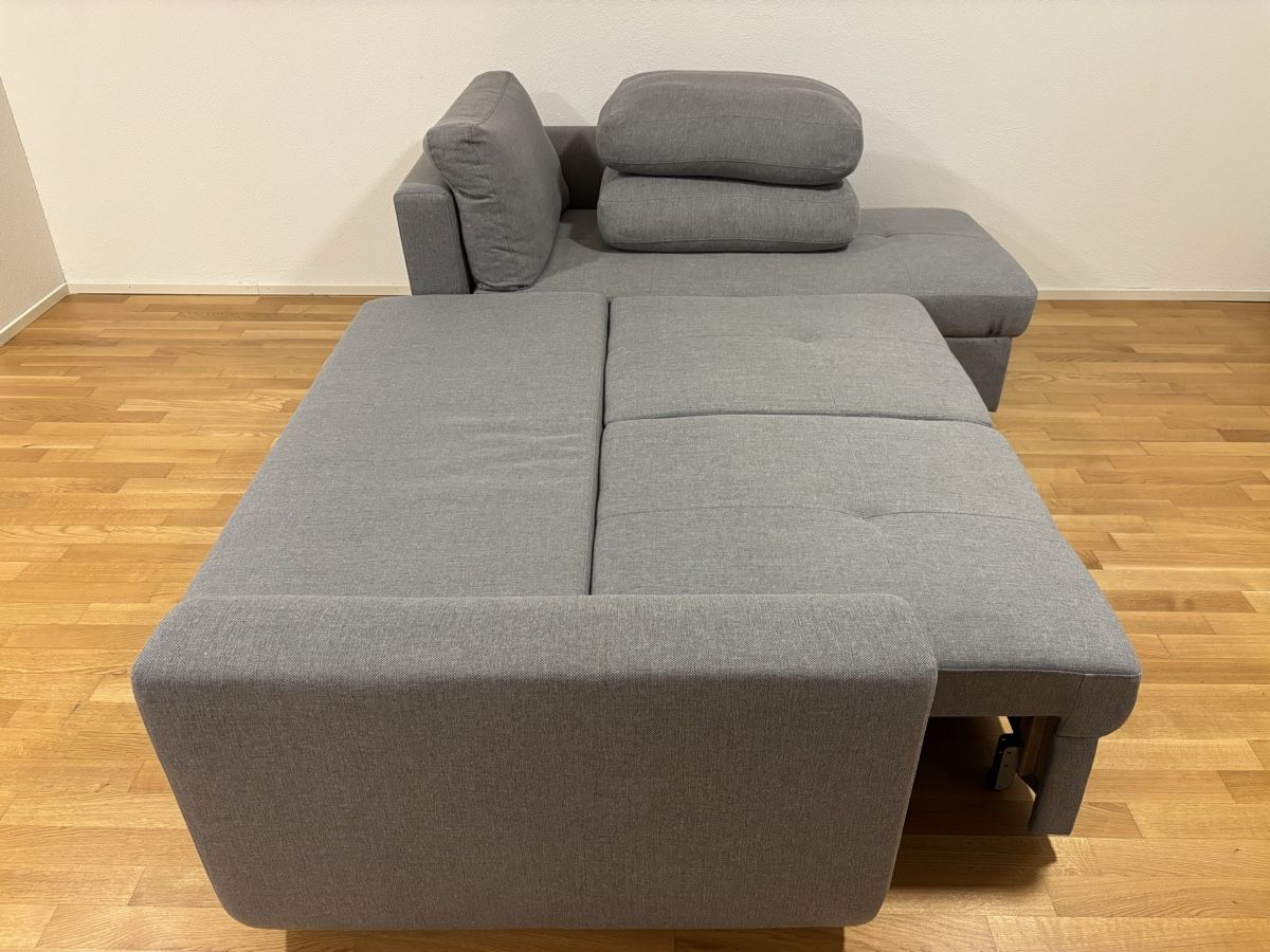 Conforama Sofas: Graues Ecksofa mit Chaiselongue & Schlaffunktion – Gebraucht aus Lenzburg von PauloFonseca95 2
