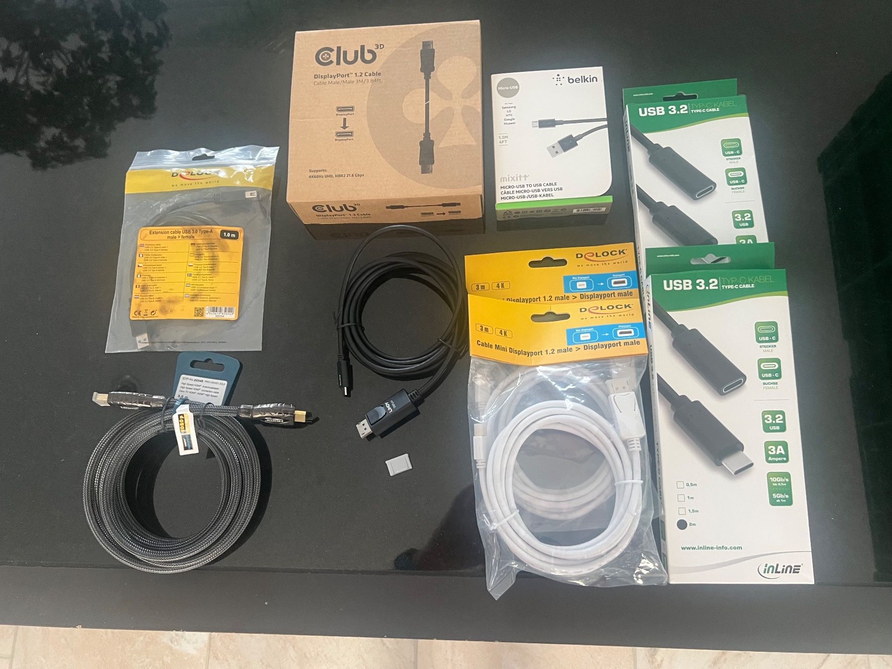 Cavi: Diverse Kabel USB, Display, Micro-USB, HDMI – Nuovo (secondo la descrizione) da Neukirch / Egnach venduto da Taucher68