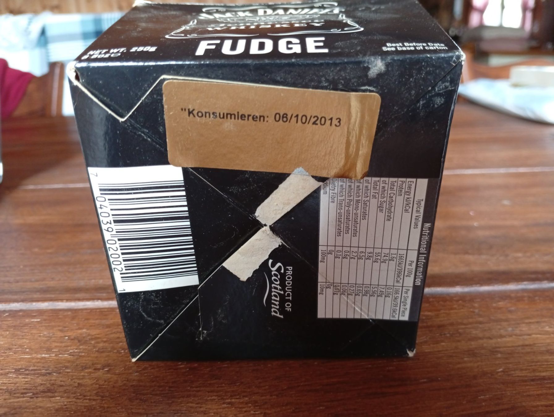Jack Daniels Spiritueux: Jack Daniel's Fudge, vide, collectionneur, rare – D'occasion à Perrefitte par 36B 2