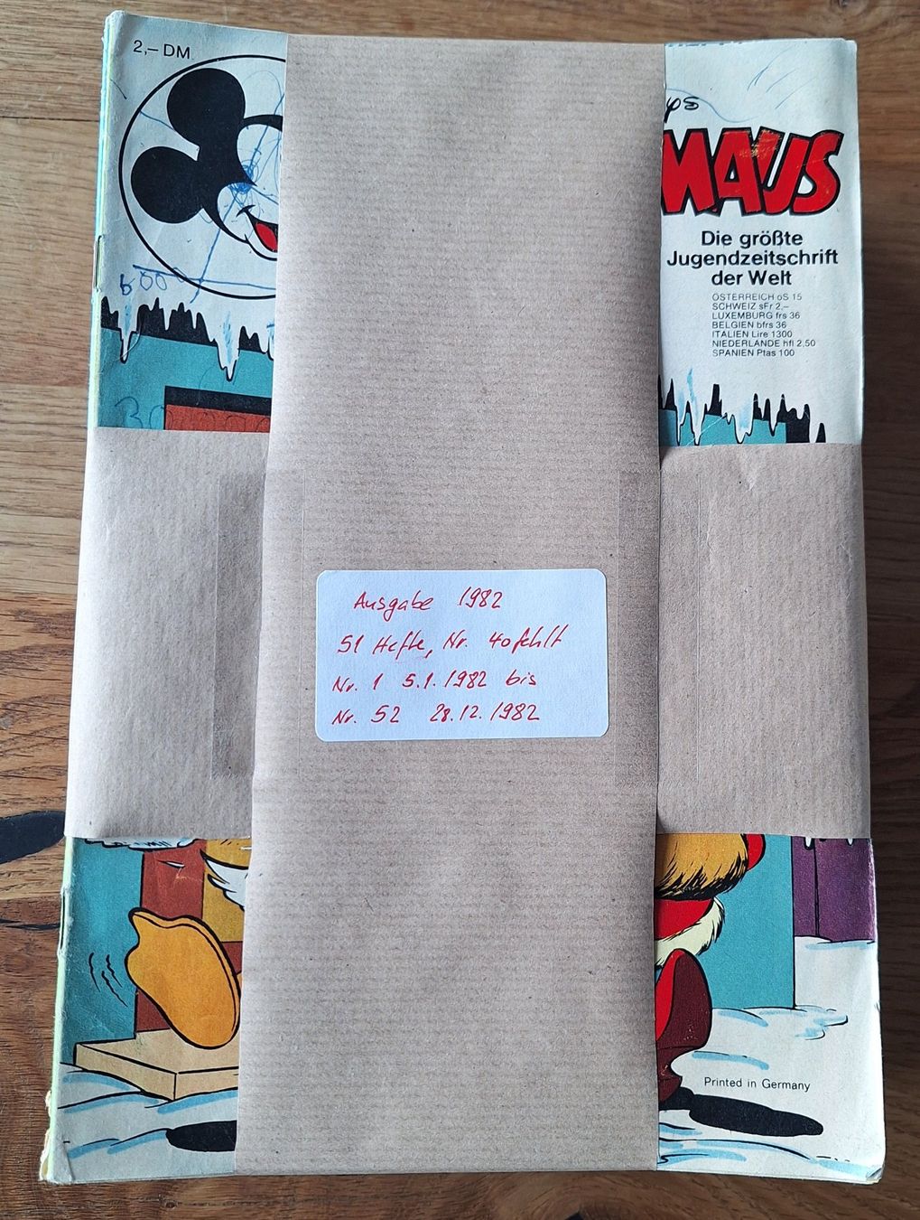 Fumetti: Micky Maus Hefte Jahressammlung 1982 – Usato da Schaffhausen venduto da Hottschili 1