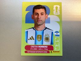 FIFA Sticker Cristian Romero ARG 4 United Edition Panini