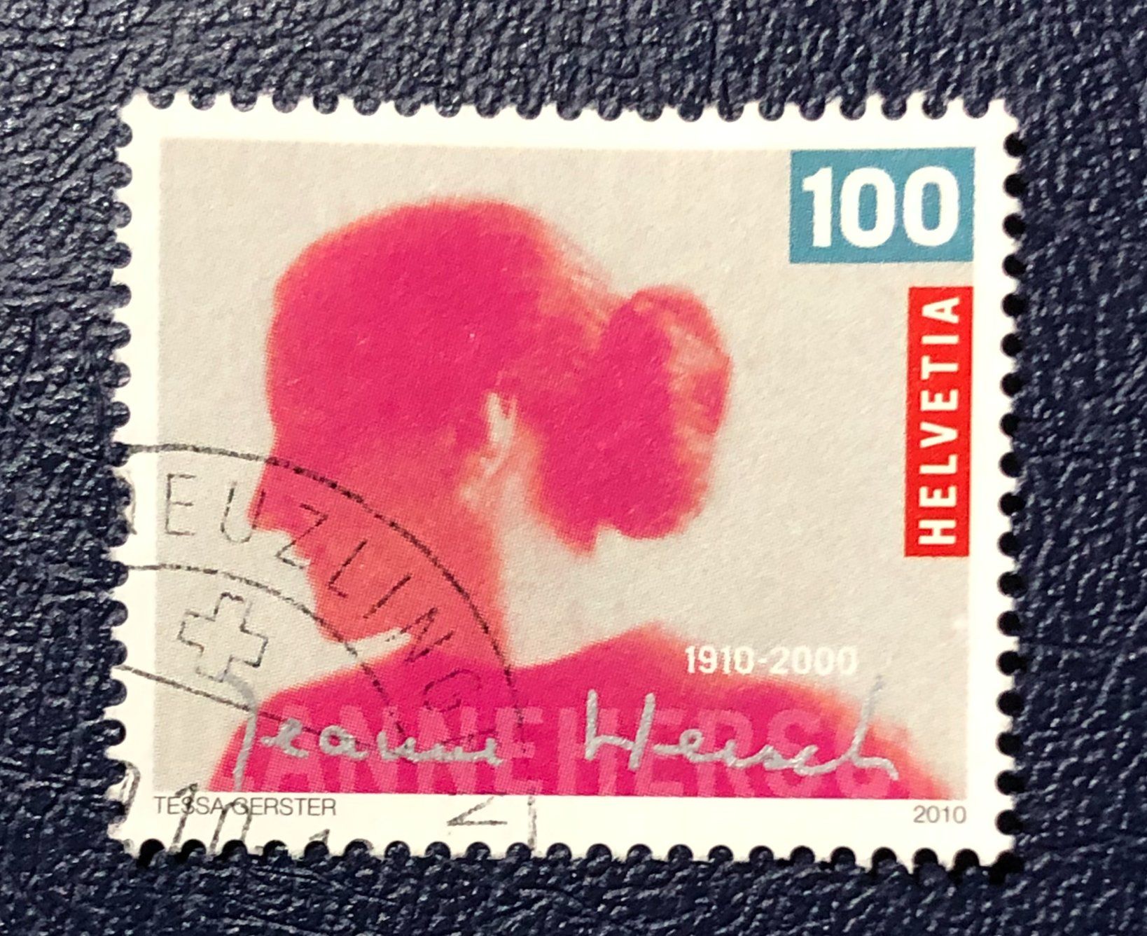 Alle Briefmarken: Nr.1367 100 Geburtstag Jeanne Hersch GESTEMPELT  – Gebraucht aus Aarau von Billa007