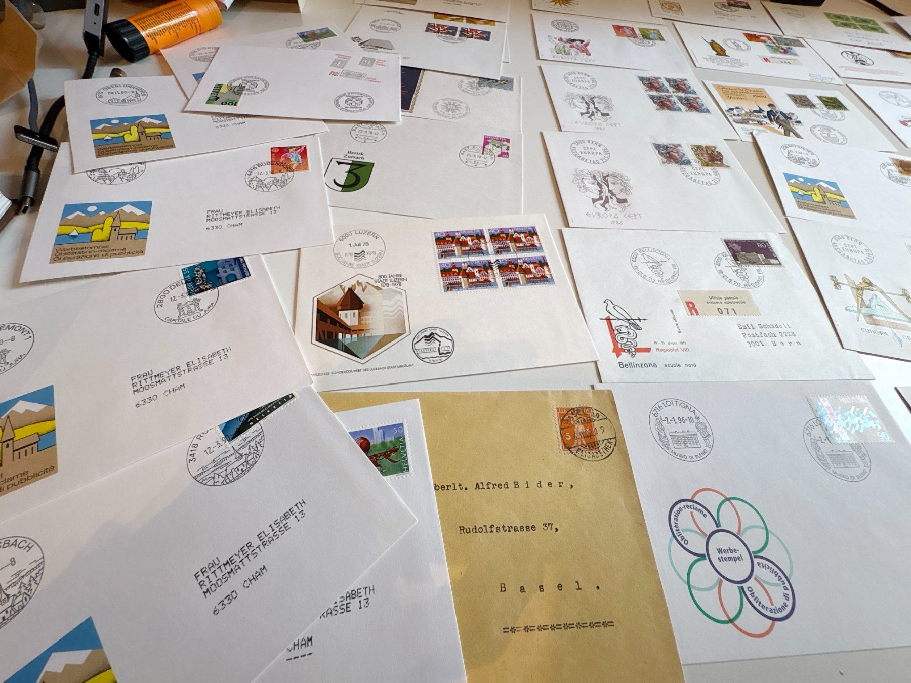 Tutti i francobolli: LOT FDC HELVETIA – Usato da Riva san vitale venduto da abd_p86k 1