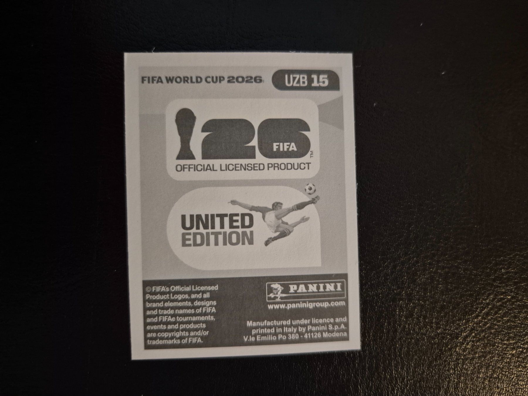 Panini Sammelbilder & Trading cards: Panini WM 26 UZB 15 – Neu (gemäss Beschreibung) aus Rorschacherberg von AJ3108 1