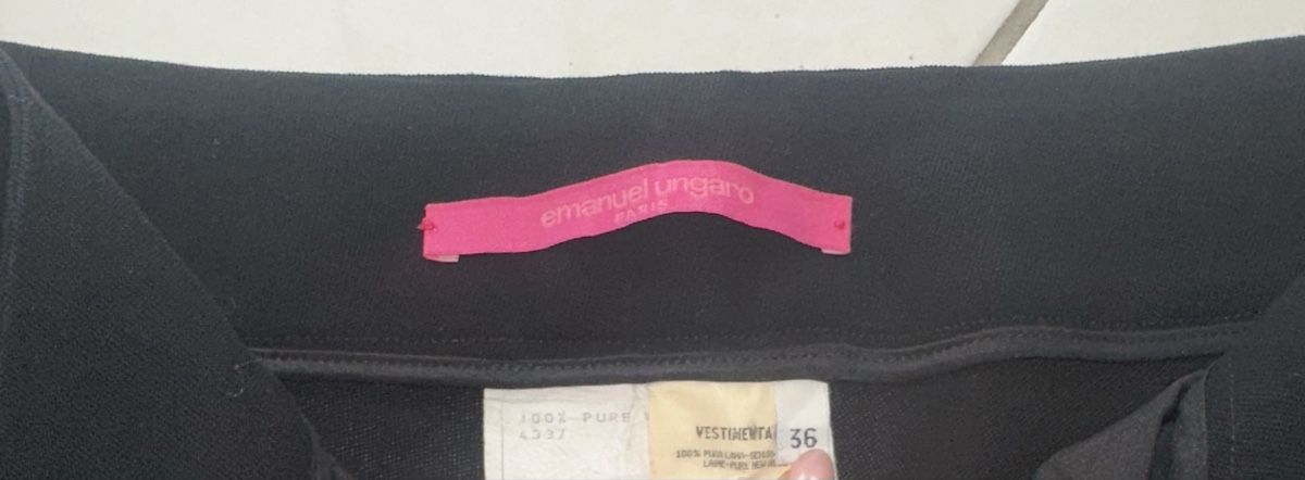 Pantaloni: EMANUEL UNGARO HOSE GR. 36 WOLLE – Usato da Unteraegeri venduto da MH203 8