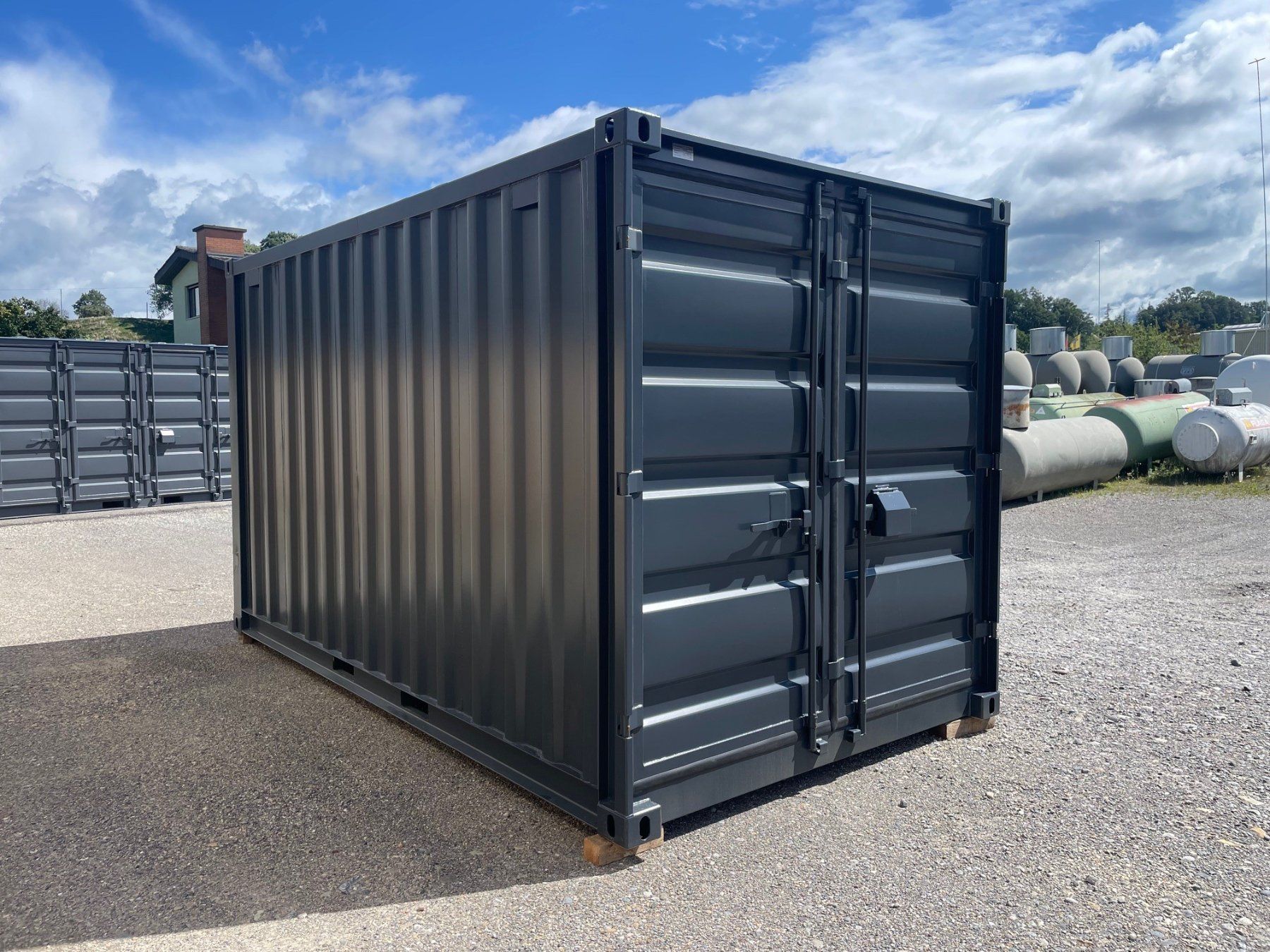 Contenitori edile: 15' Lagercontainer Open Side, Garage, Container, Lounge! – Usato da Kradolf venduto da BKSAG 2